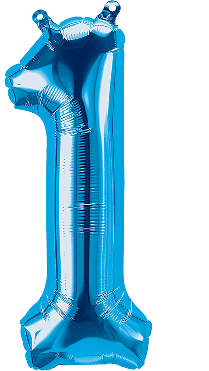26" Blue Foil Numbers - Party America