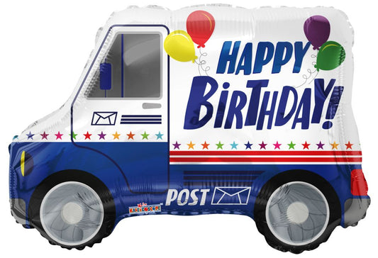 26" Happy Birthday Mail Truck - Conver USA