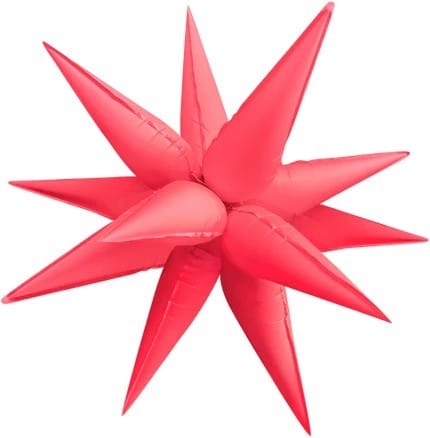 26" Neon Exploding Stars Balloon - Winner Party