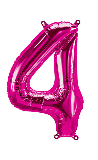 26" Pink Foil Numbers  - Party America