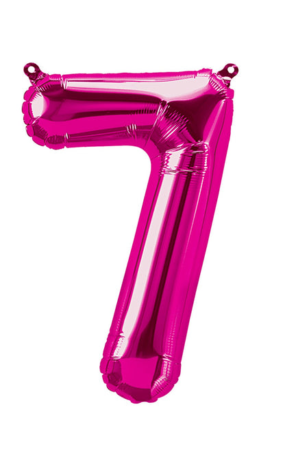 26" Pink Foil Numbers  - Party America