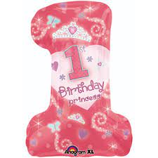 28" 1st Birthday Princess