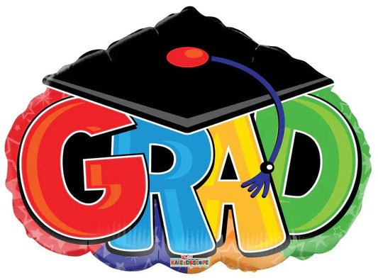 28" Congrats Grad Cap (5ct) - Conver USA
