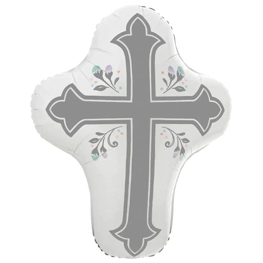 28" Gray Cross