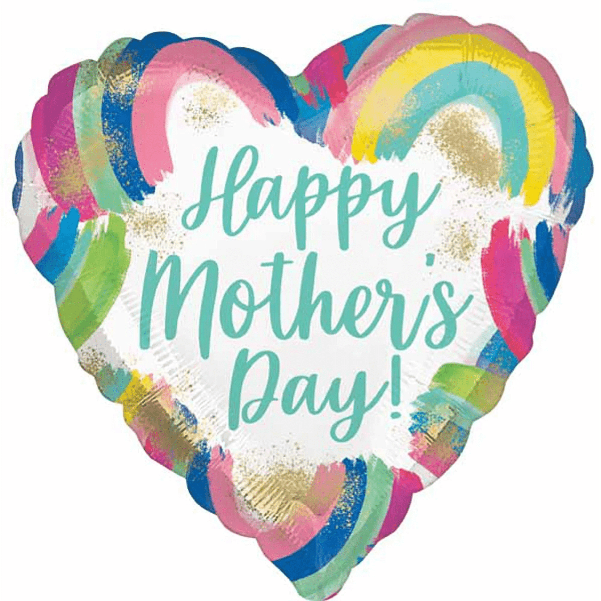 28" Happy Mothers Day Painted Rainbows (5ct)