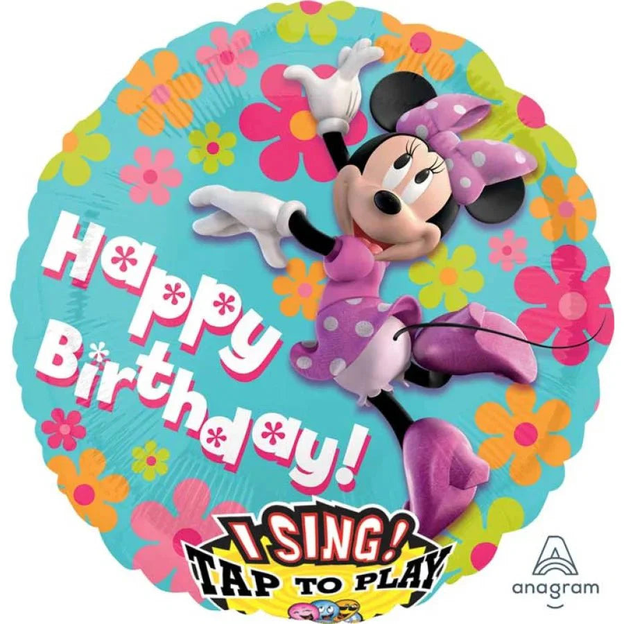 28" Singing Balloon - Minnie Mouse - Anagram