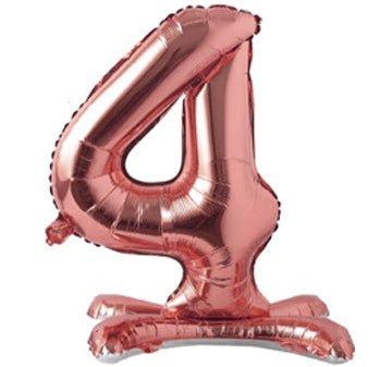 28" Standing Foil Numbers - Rose Gold