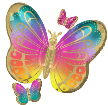29" Colorful Butterflies