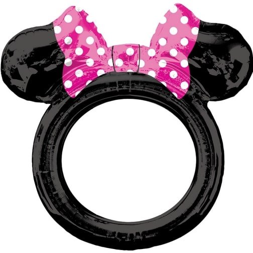 29" Minnie Mouse Selfie Frame Balloon - Anagram