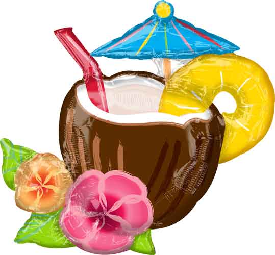 30" Coconut Pina Colada Balloon