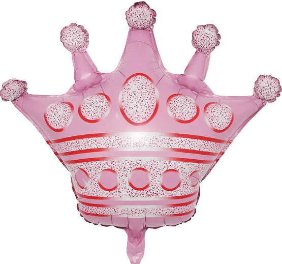 30" Pink Crown Shape - Winner Party