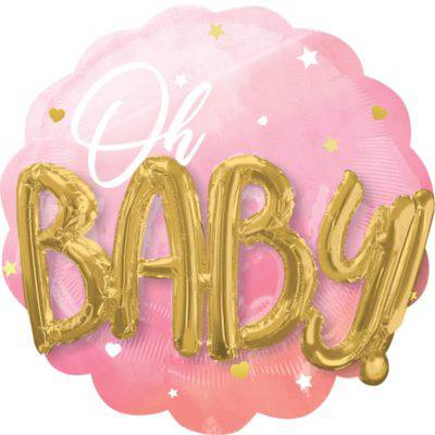 30" Pink Oh Baby - Anagram