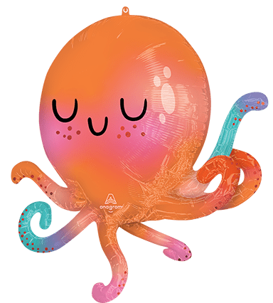 30" UltraShape® - Cute Octopus - Anagram