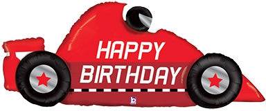 31" Race Car Birthday Foil Balloon (PKG)