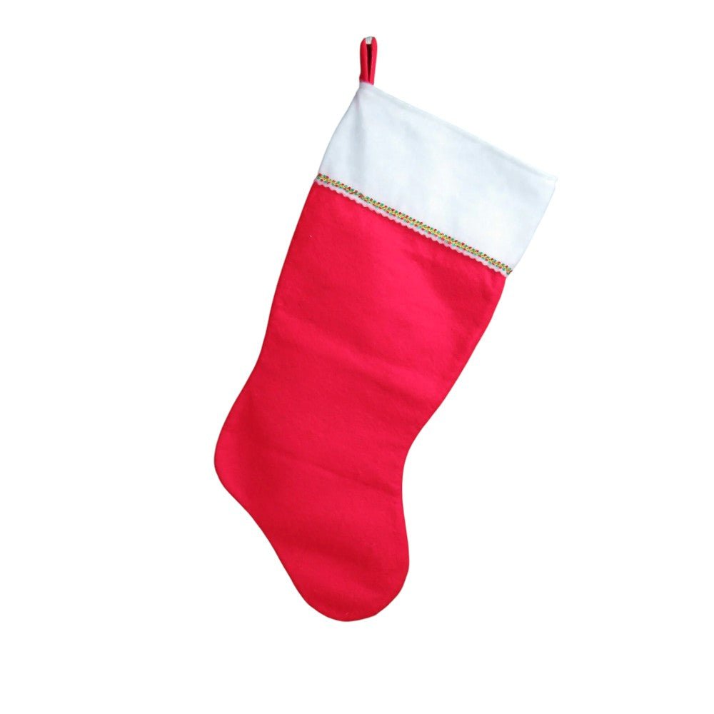 32" Jumbo Stocking - Vintage Santa boot