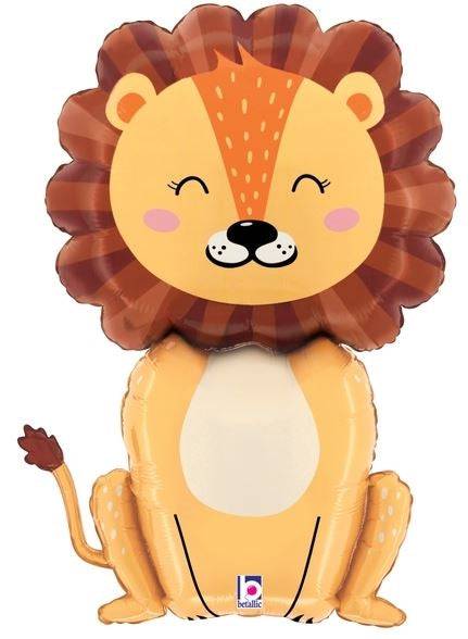 32" Jungle Lion (Pkg) Foil Balloon