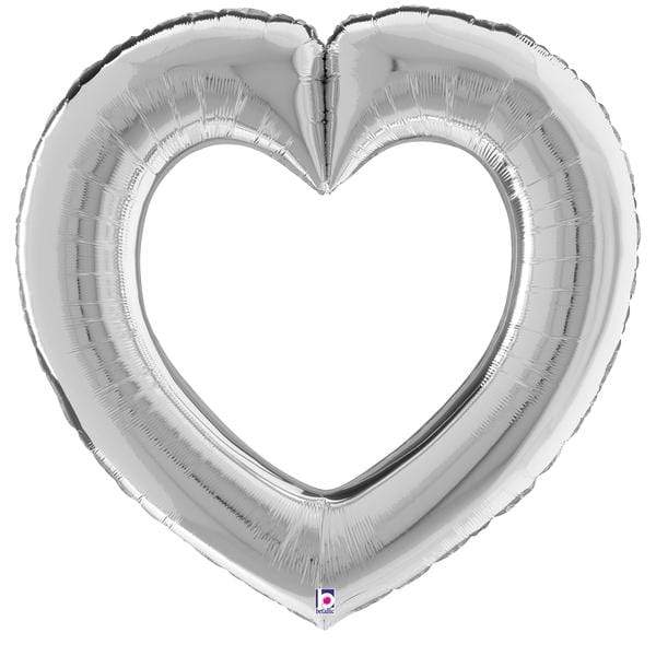 32" Linking Heart - Silver
