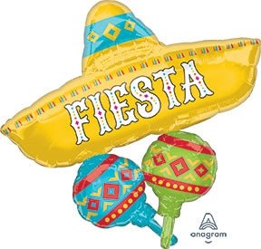 32" Papel Picado Fiesta Cluster