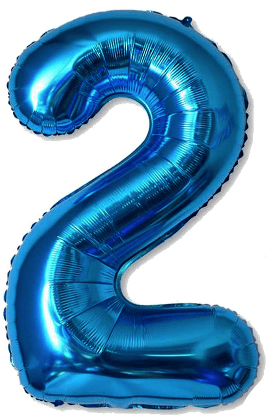 34" Balloon Numbers - Blue Conver USA