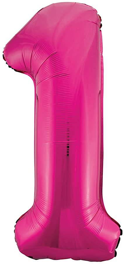 34" Balloon Numbers - Magenta - Party America