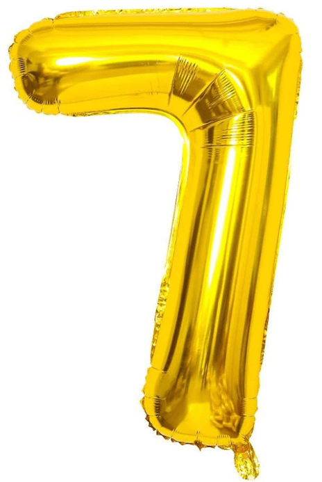 34" Balloon Numbers - Gold - Party America