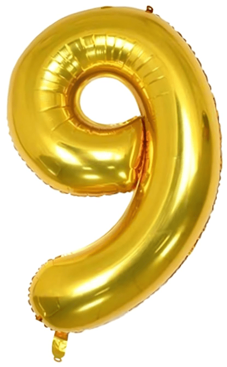 34" Balloon Numbers - Gold - Party America