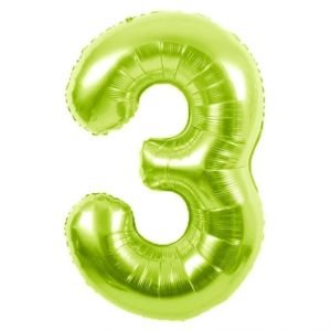 34" Balloon Numbers - Lime Green - Party America