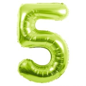 34" Balloon Numbers - Lime Green - Party America