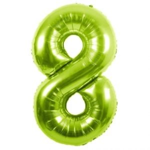 34" Balloon Numbers - Lime Green - Party America