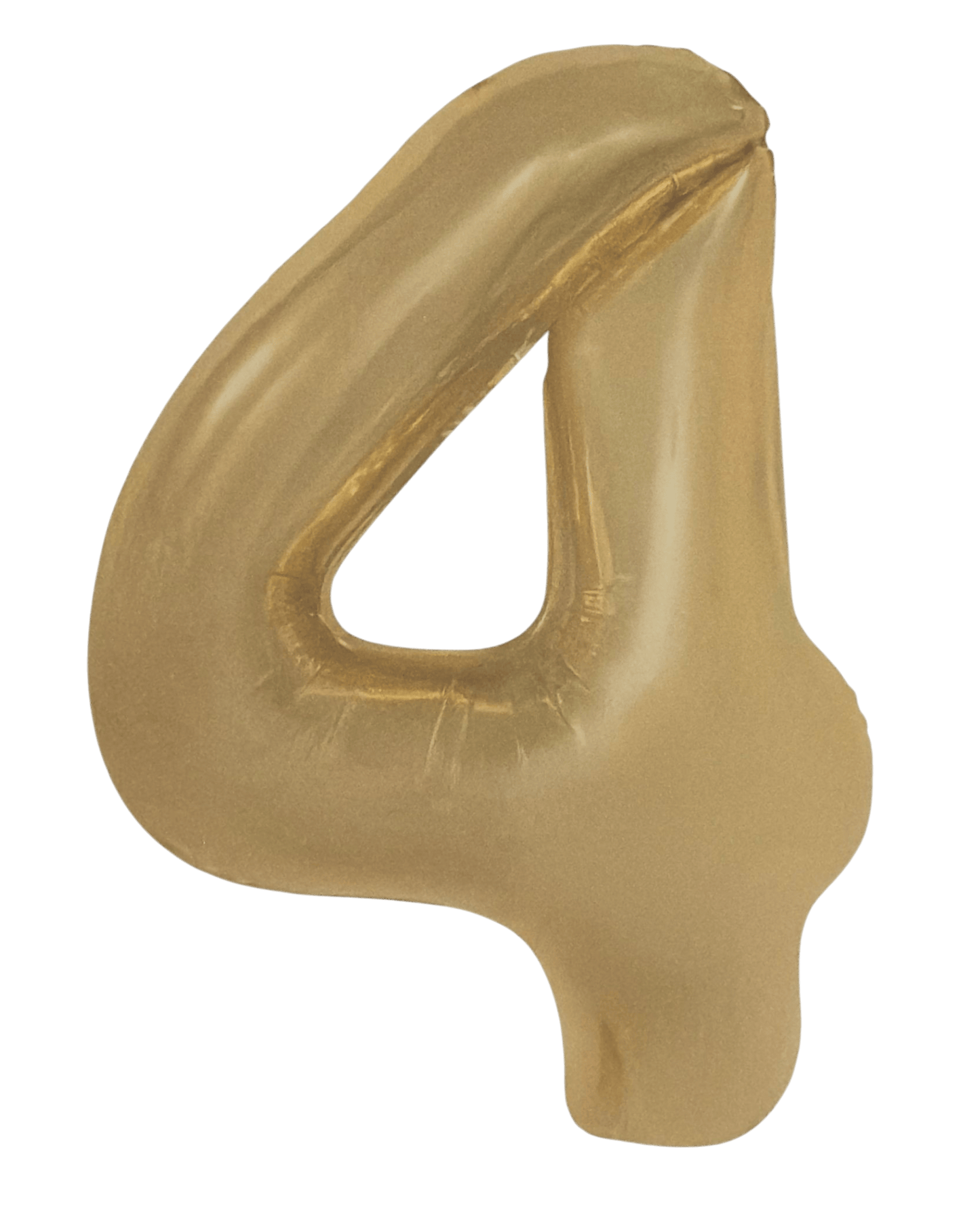 34" Balloon Numbers - Matte Gold