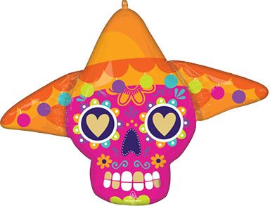 34" Bold Sugar Skull