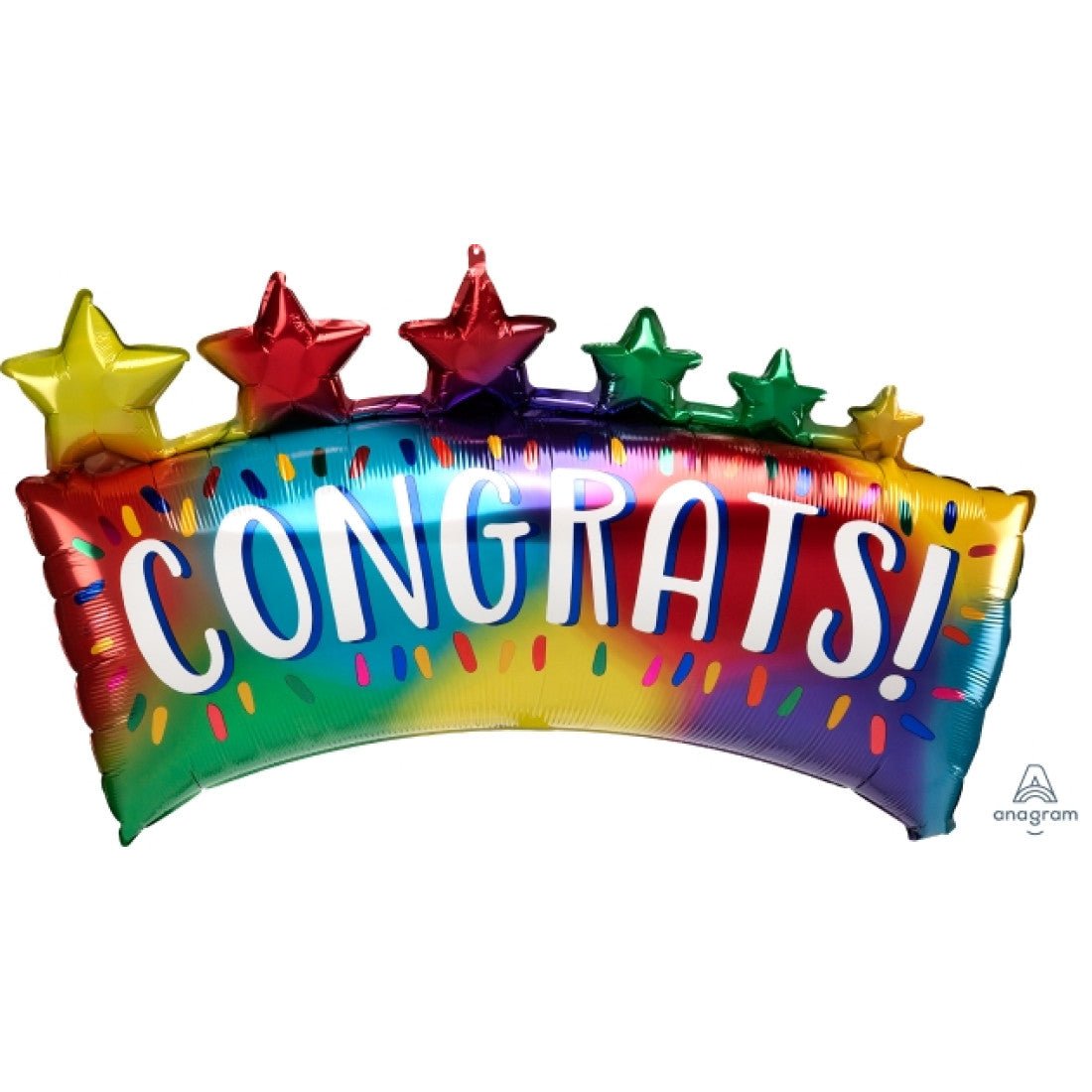 34" Congrats Star Banner (5ct)