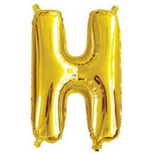 34" Gold Foil Balloon Letters - ConverUSA