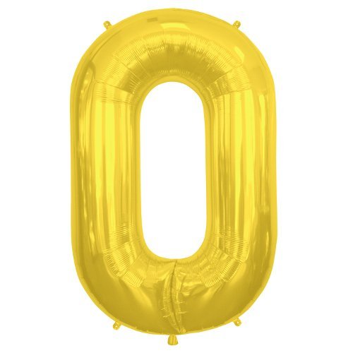 34" Gold Foil Balloon Letters - ConverUSA