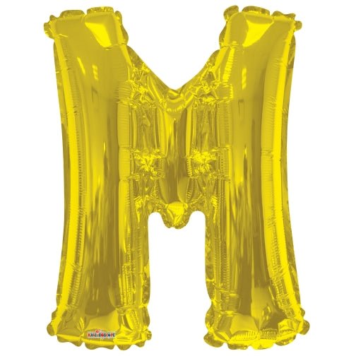 34" Gold Foil Balloon Letters - ConverUSA