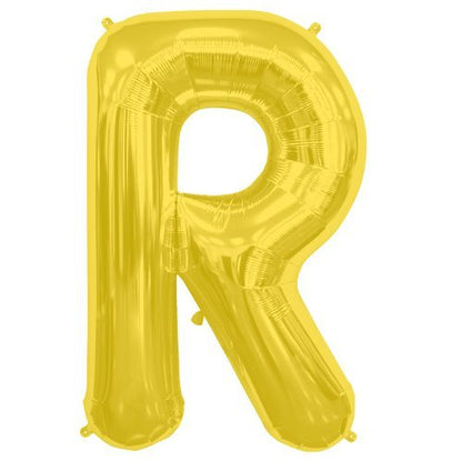 34" Gold Foil Balloon Letters - ConverUSA