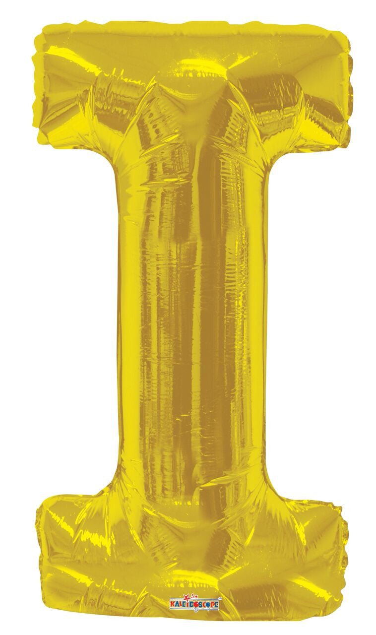 34" Gold Foil Balloon Letters - ConverUSA