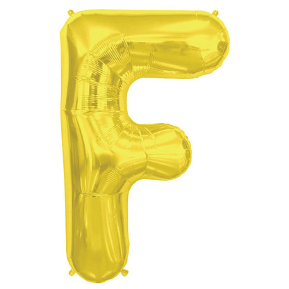 34" Gold Foil Balloon Letters - ConverUSA