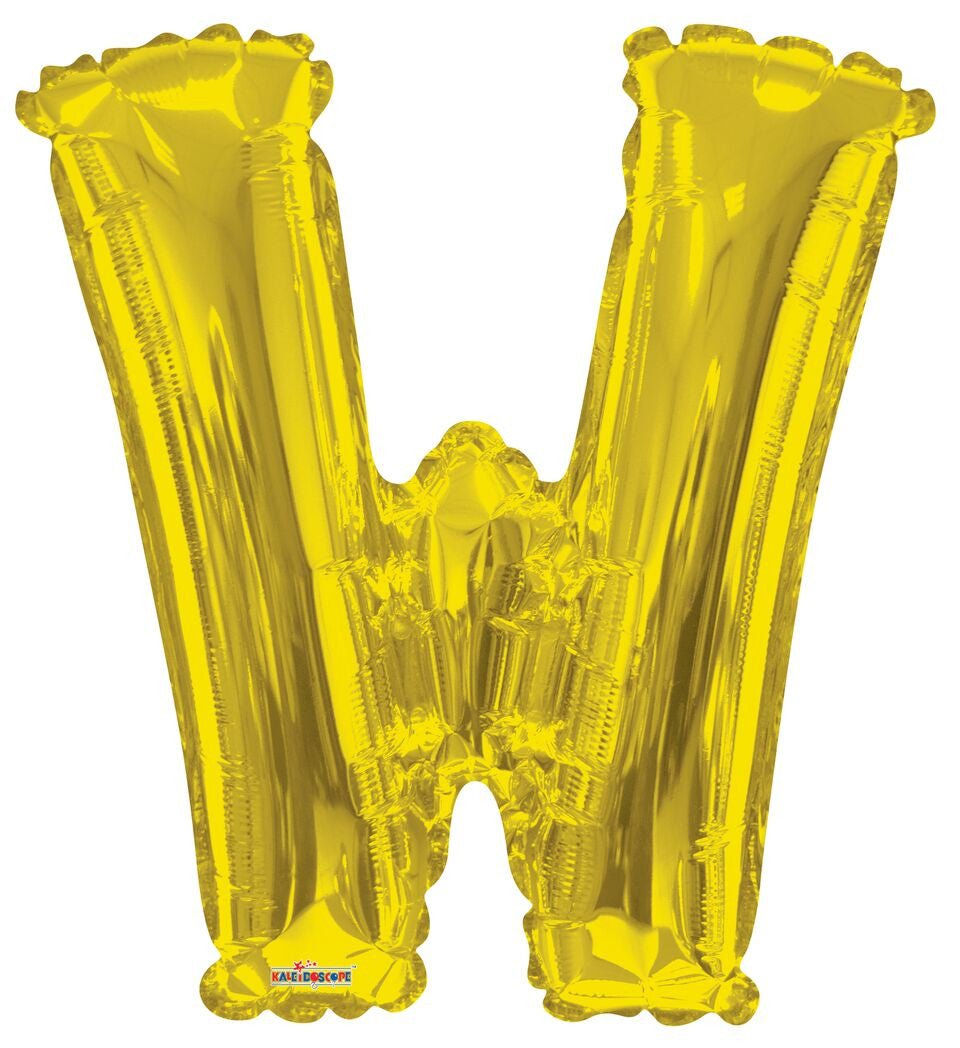 34" Gold Foil Balloon Letters - ConverUSA