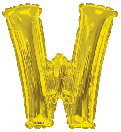 34" Gold Foil Balloon Letters - ConverUSA