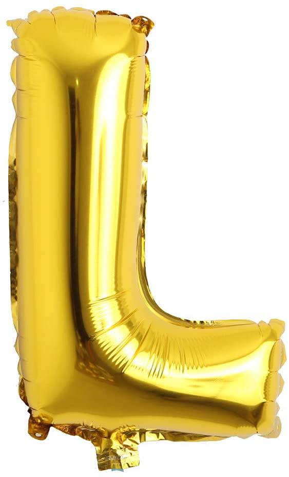 34" Foil Balloon Letters - Gold - Party America