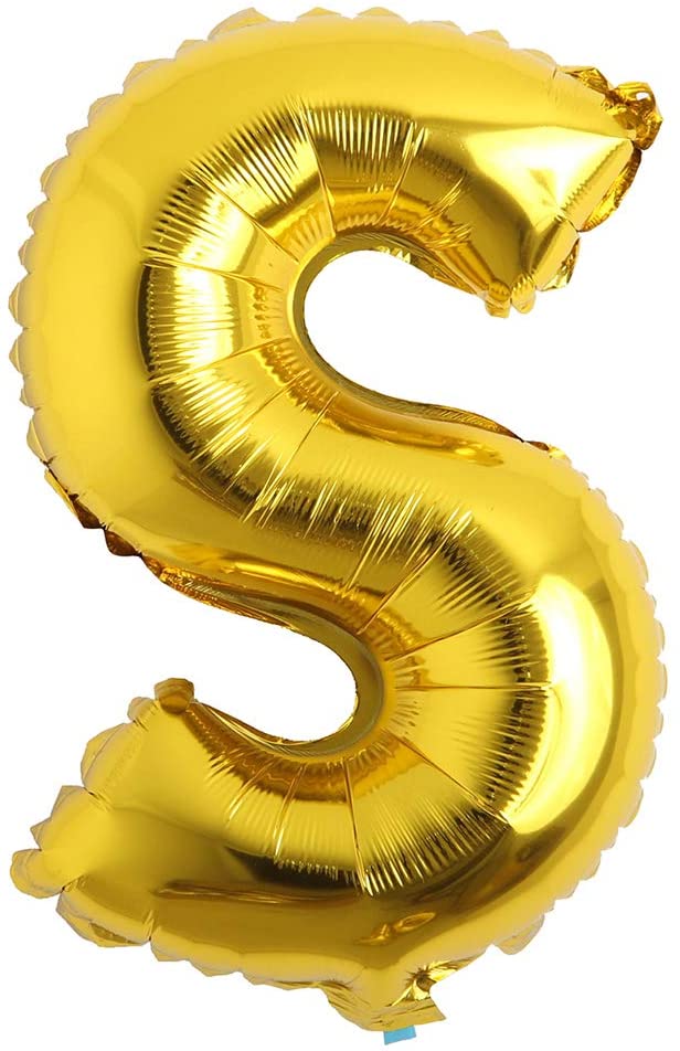34" Foil Balloon Letters - Gold - Party America