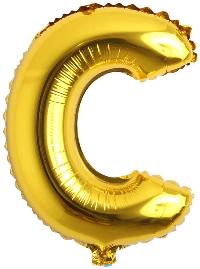 34" Foil Balloon Letters - Gold - Party America