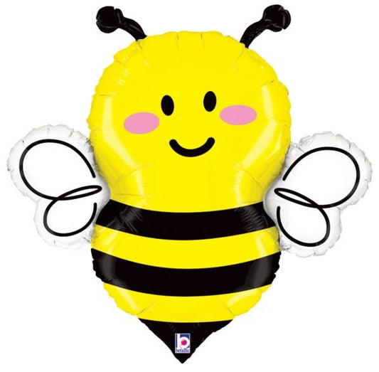 34" Just Bee Balloon Betallic