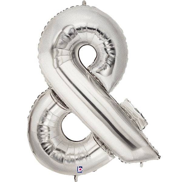 34" Megaloon Ampersand - Silver