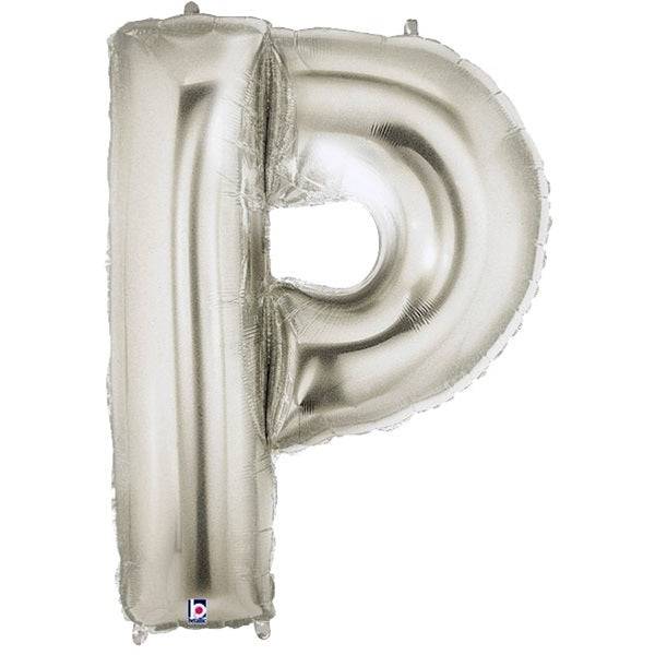 34" Megaloon Letter P - Silver
