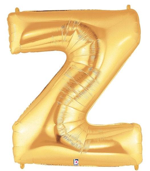 34" Megaloon Letter Z - Gold