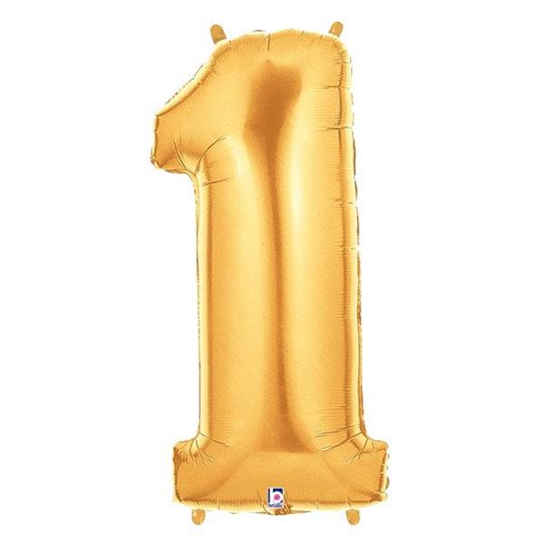 34" Megaloon Number 1 - Gold