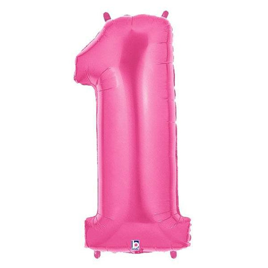 34" Megaloon Number 1 - Pink
