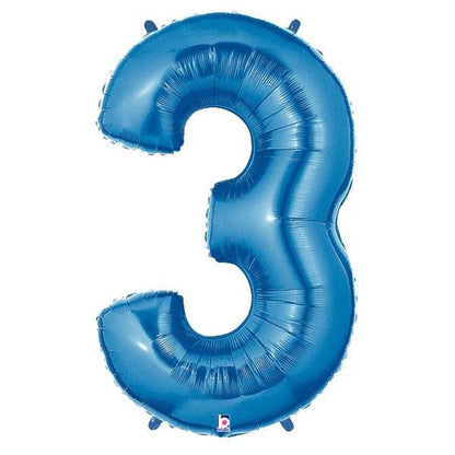 34" Megaloon Number 3 - Blue